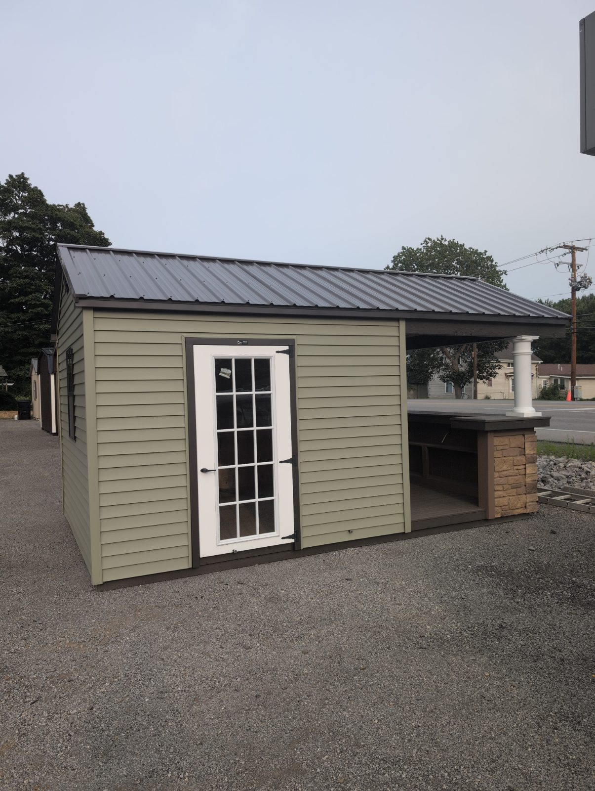 10x16 A-Frame Poolhouse